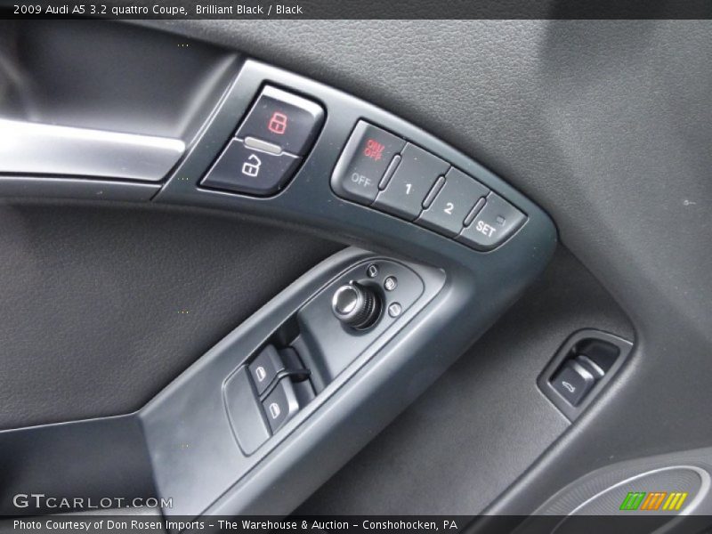 Brilliant Black / Black 2009 Audi A5 3.2 quattro Coupe