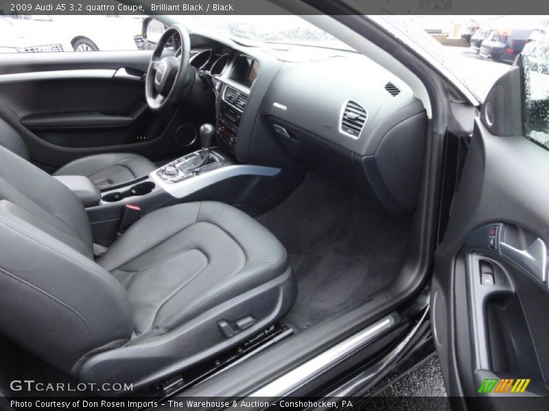 Brilliant Black / Black 2009 Audi A5 3.2 quattro Coupe