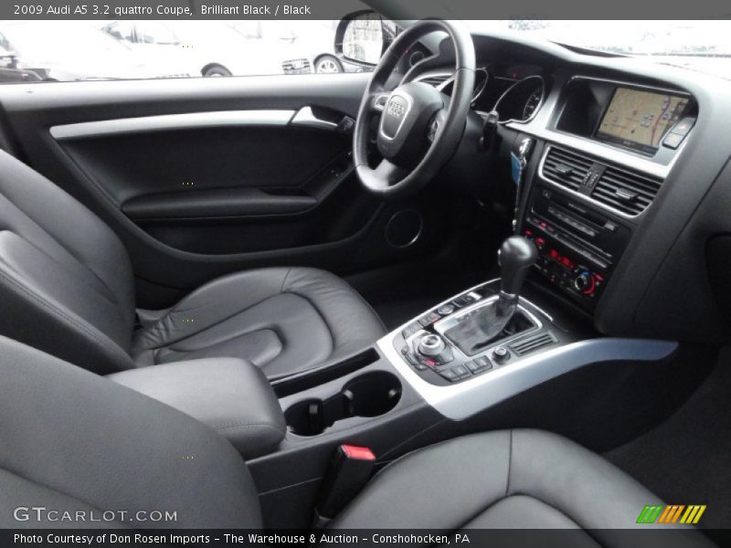 Brilliant Black / Black 2009 Audi A5 3.2 quattro Coupe