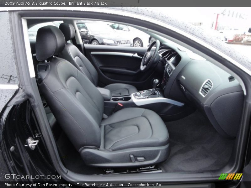 Brilliant Black / Black 2009 Audi A5 3.2 quattro Coupe