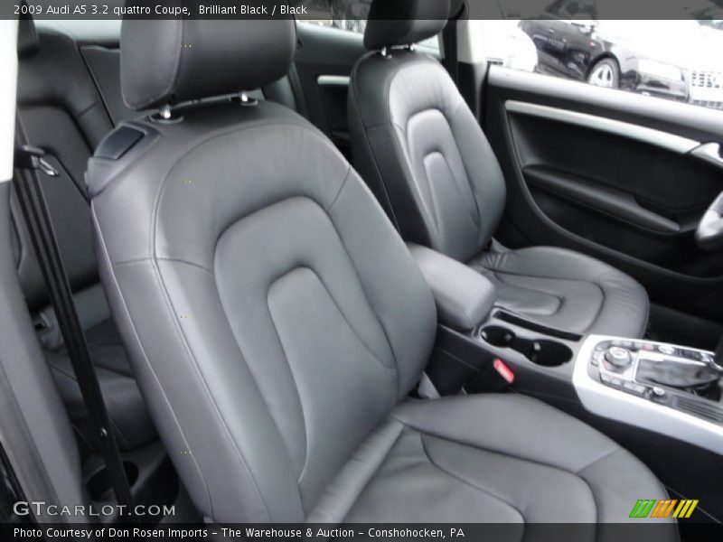 Brilliant Black / Black 2009 Audi A5 3.2 quattro Coupe