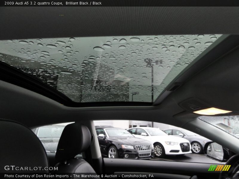 Brilliant Black / Black 2009 Audi A5 3.2 quattro Coupe