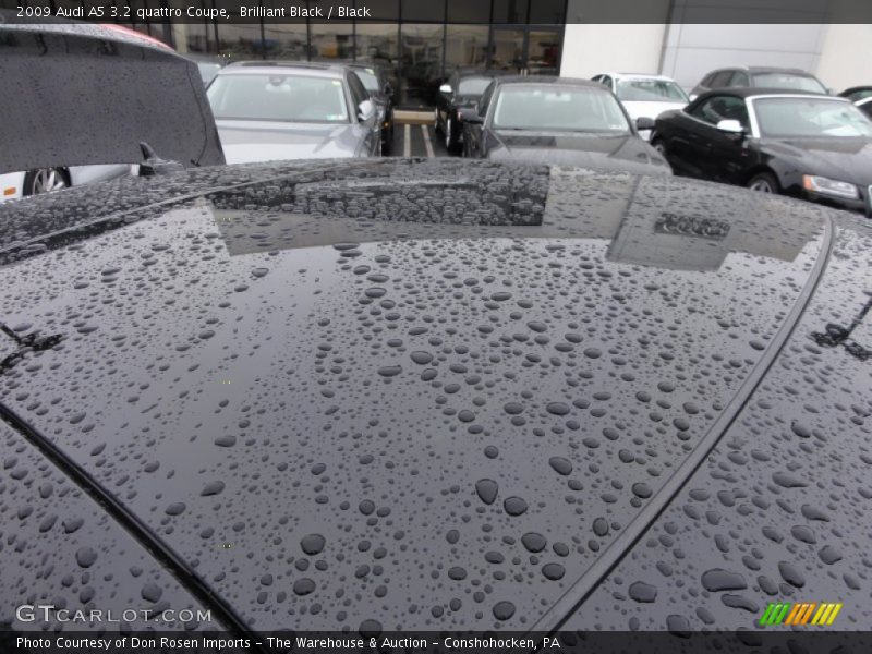 Brilliant Black / Black 2009 Audi A5 3.2 quattro Coupe