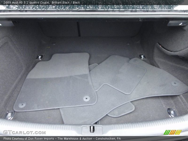 Brilliant Black / Black 2009 Audi A5 3.2 quattro Coupe