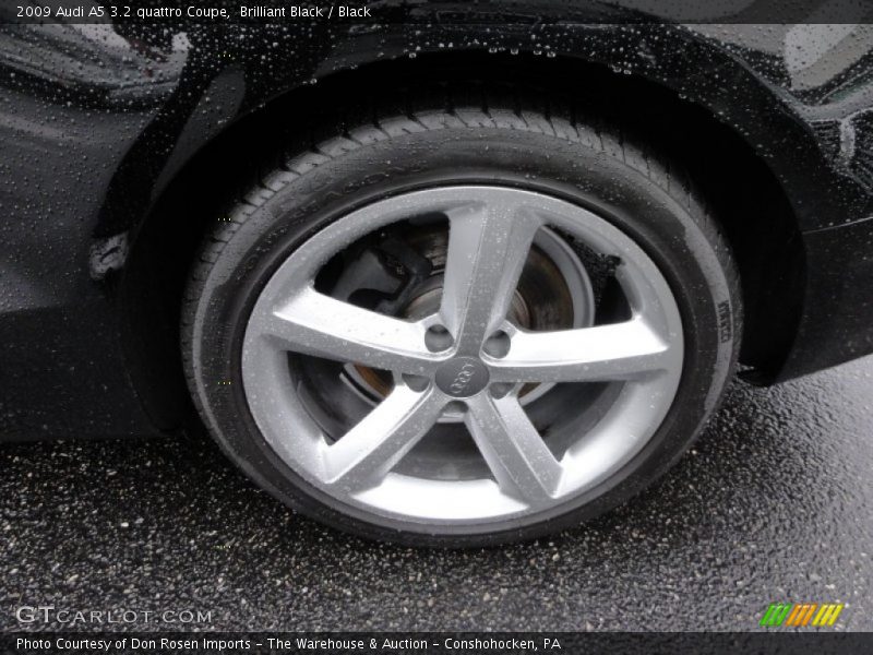 Brilliant Black / Black 2009 Audi A5 3.2 quattro Coupe