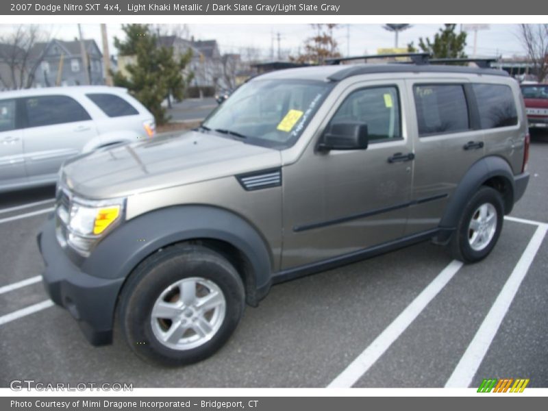 Light Khaki Metallic / Dark Slate Gray/Light Slate Gray 2007 Dodge Nitro SXT 4x4
