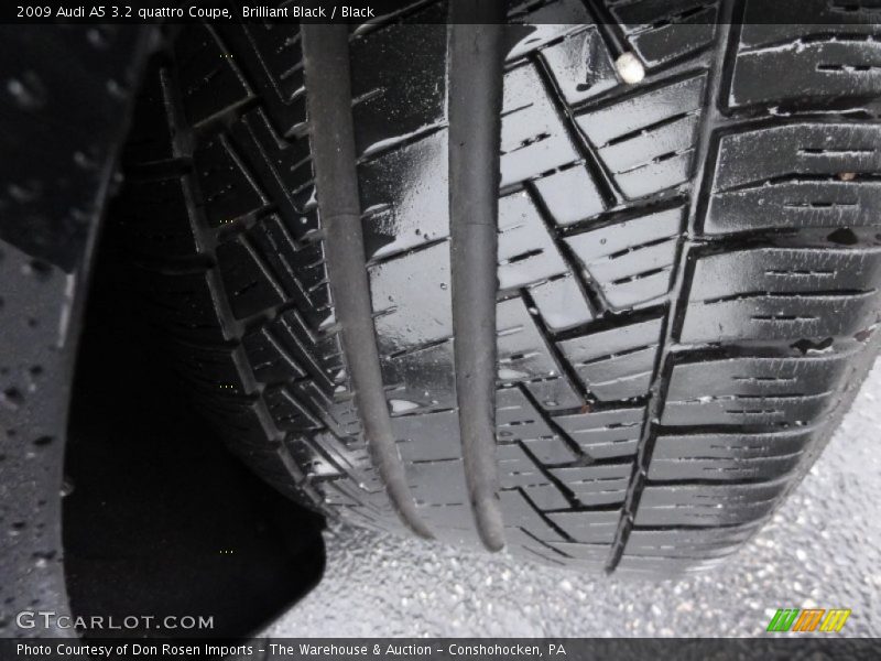 Brilliant Black / Black 2009 Audi A5 3.2 quattro Coupe