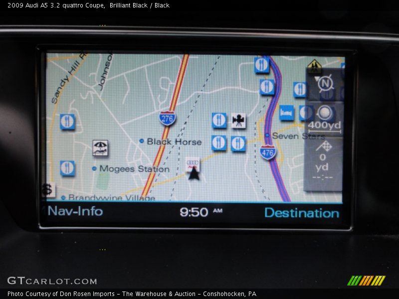 Brilliant Black / Black 2009 Audi A5 3.2 quattro Coupe