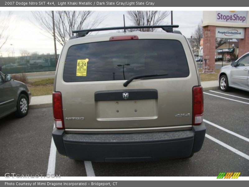Light Khaki Metallic / Dark Slate Gray/Light Slate Gray 2007 Dodge Nitro SXT 4x4