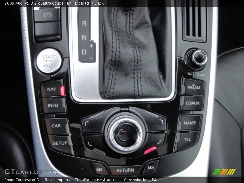 Brilliant Black / Black 2009 Audi A5 3.2 quattro Coupe