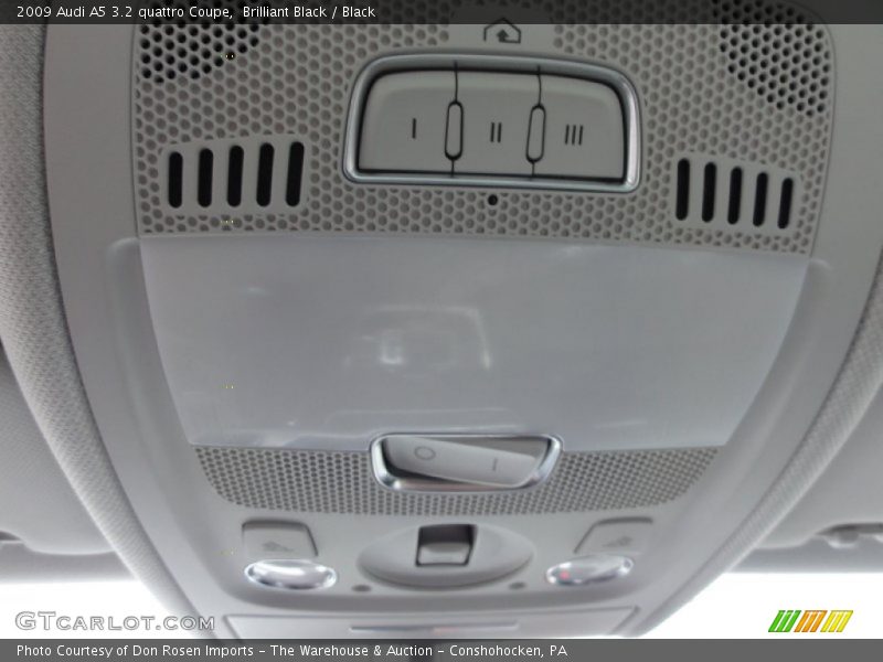 Brilliant Black / Black 2009 Audi A5 3.2 quattro Coupe
