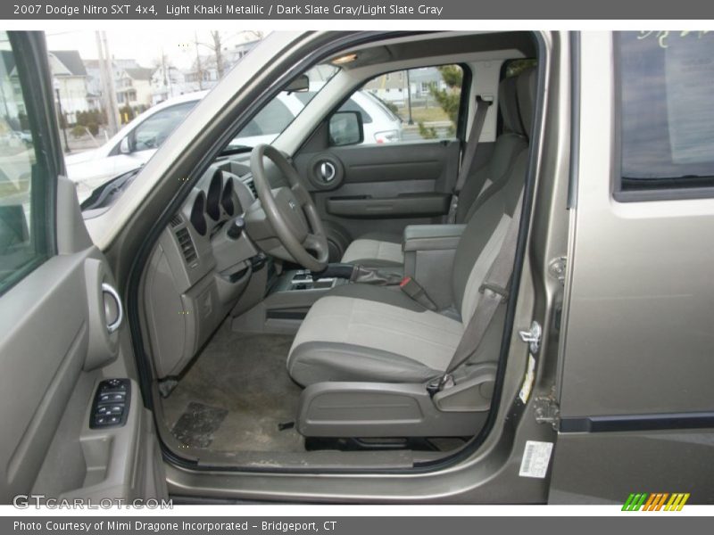 Light Khaki Metallic / Dark Slate Gray/Light Slate Gray 2007 Dodge Nitro SXT 4x4