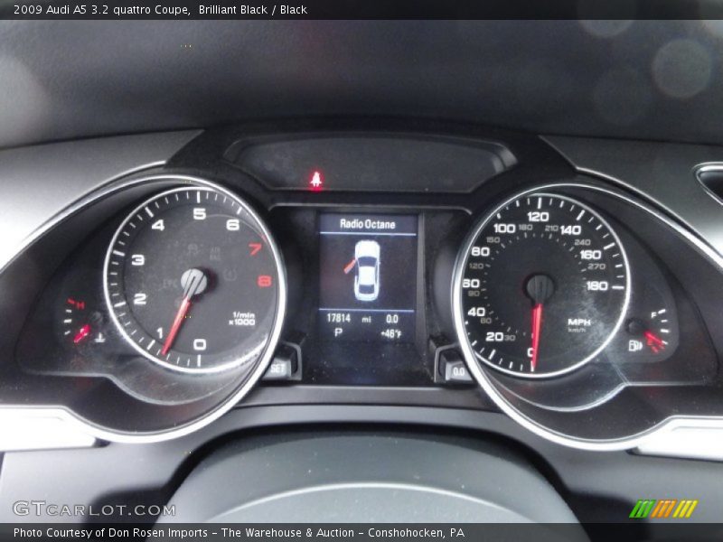 Brilliant Black / Black 2009 Audi A5 3.2 quattro Coupe
