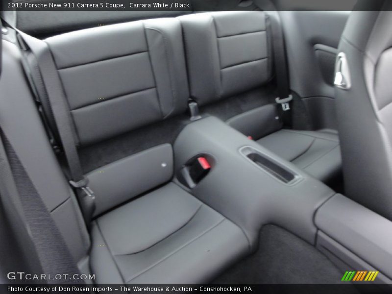 Rear Seat of 2012 New 911 Carrera S Coupe