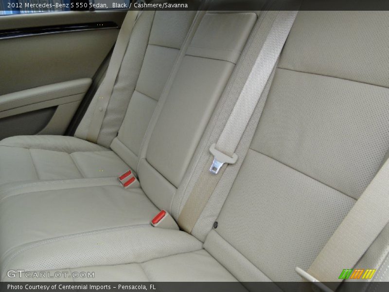 Black / Cashmere/Savanna 2012 Mercedes-Benz S 550 Sedan