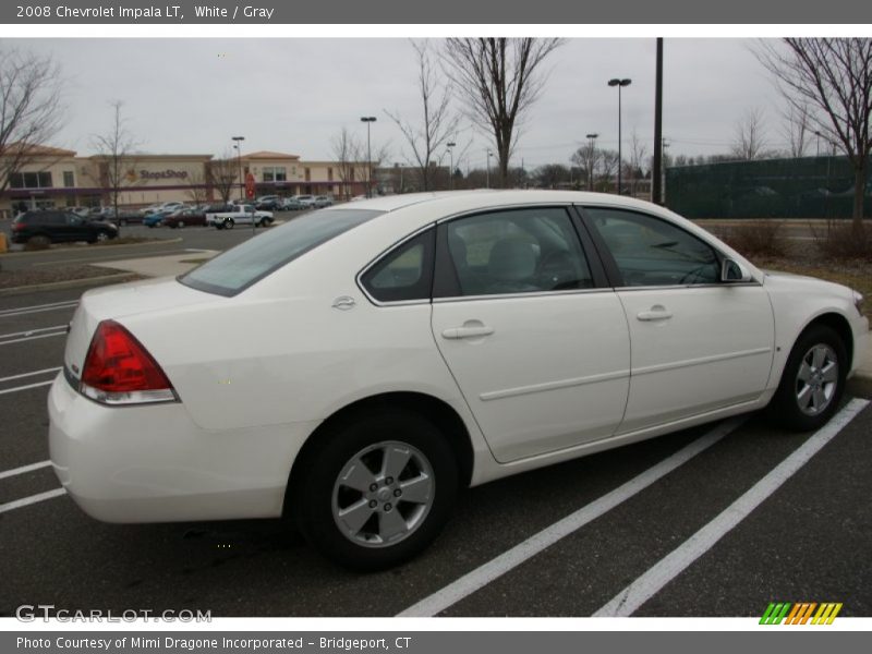 White / Gray 2008 Chevrolet Impala LT