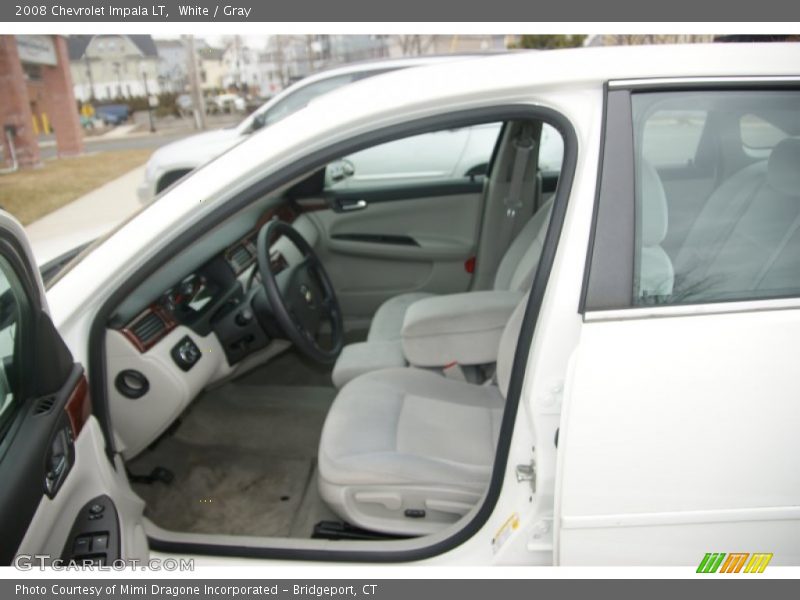White / Gray 2008 Chevrolet Impala LT