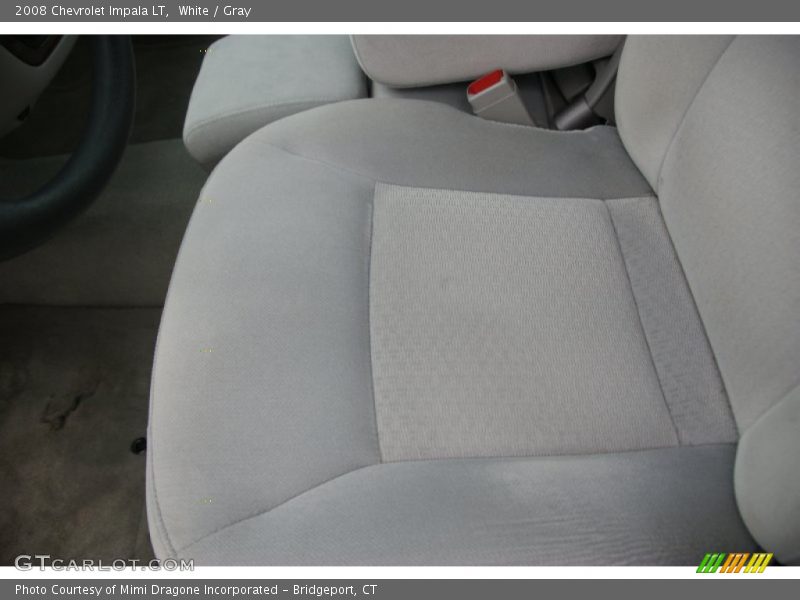 White / Gray 2008 Chevrolet Impala LT