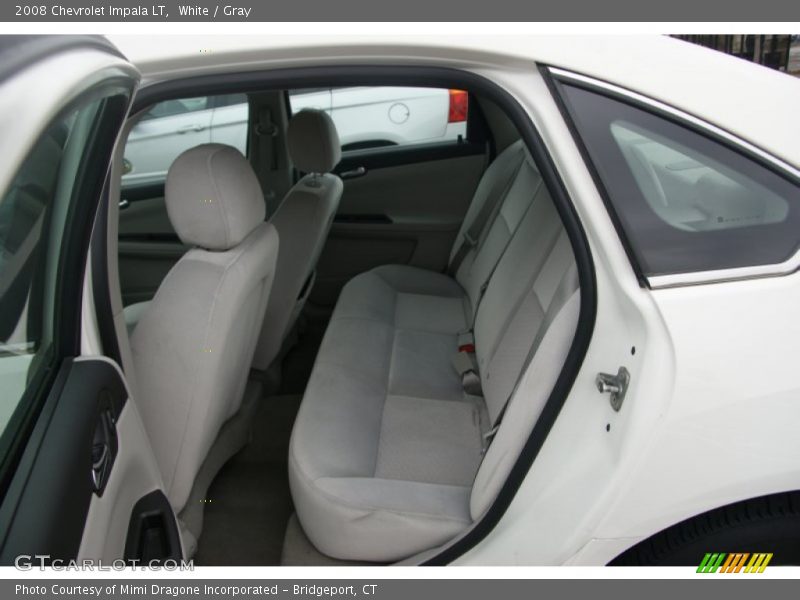 White / Gray 2008 Chevrolet Impala LT