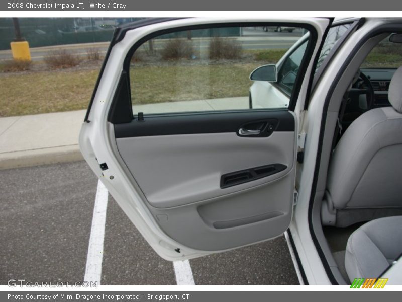 White / Gray 2008 Chevrolet Impala LT