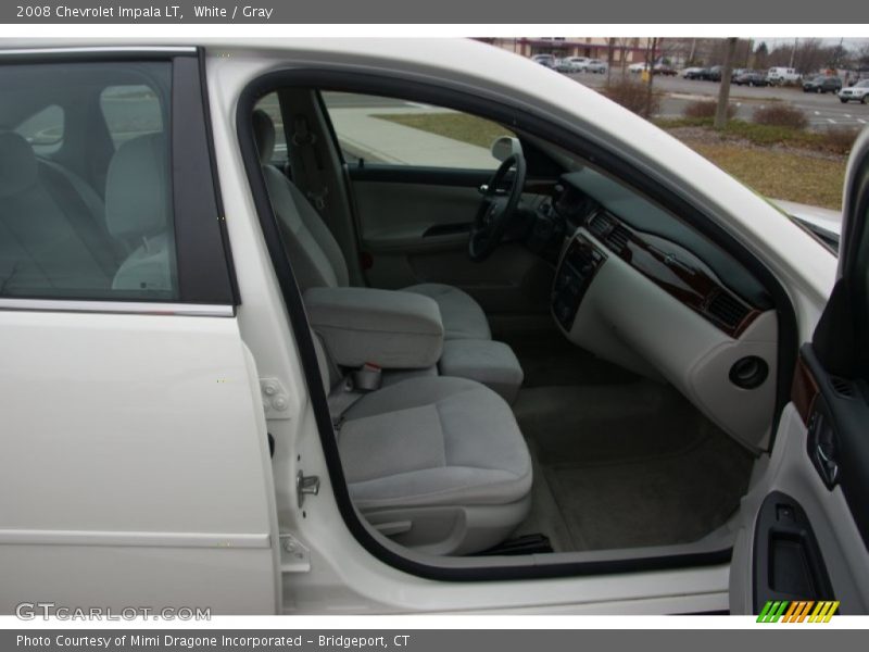 White / Gray 2008 Chevrolet Impala LT