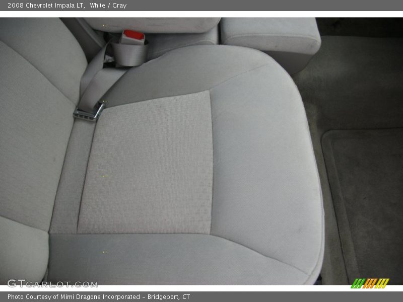 White / Gray 2008 Chevrolet Impala LT