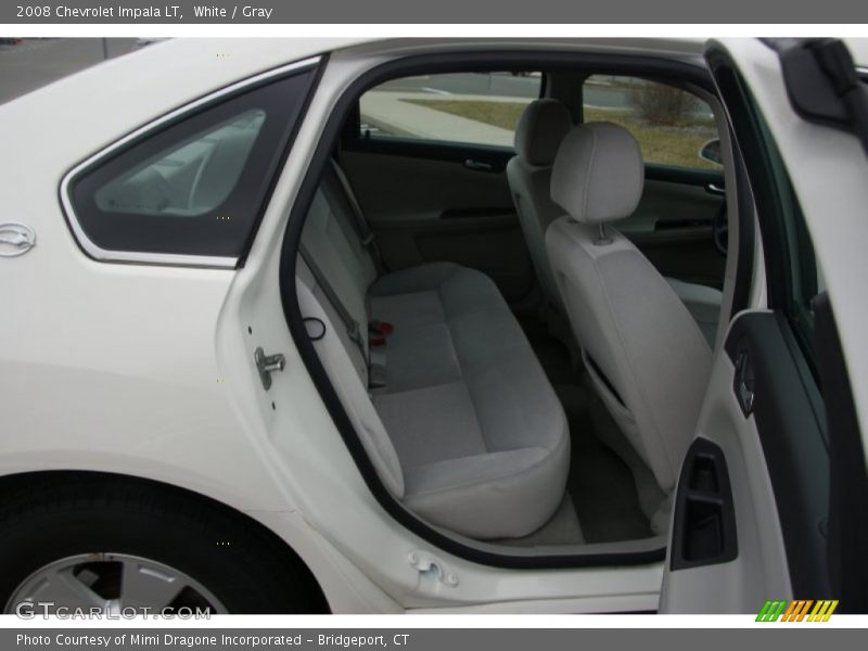 White / Gray 2008 Chevrolet Impala LT