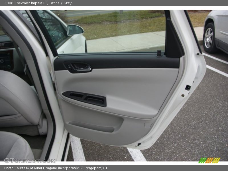 White / Gray 2008 Chevrolet Impala LT