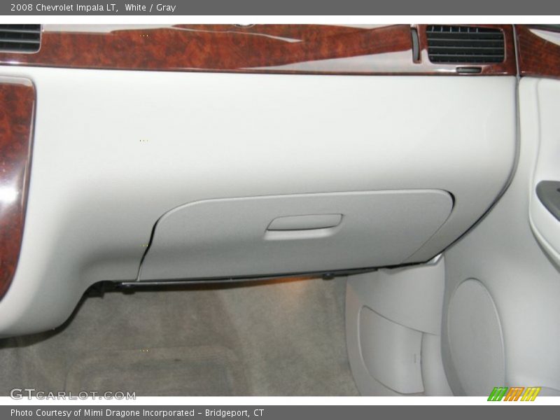 White / Gray 2008 Chevrolet Impala LT