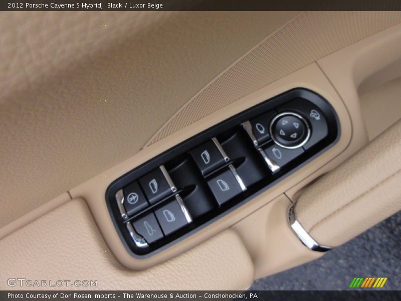 Black / Luxor Beige 2012 Porsche Cayenne S Hybrid
