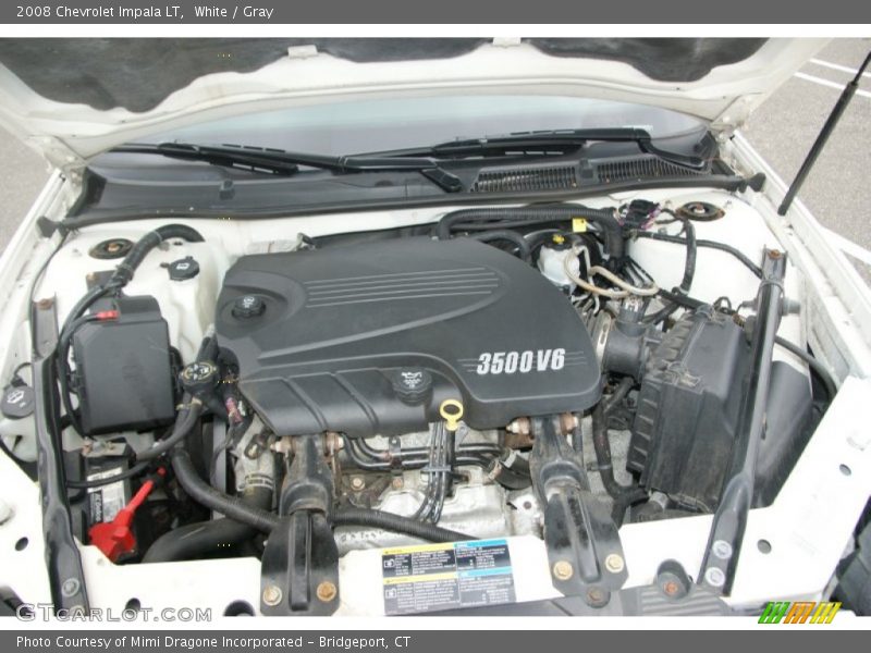 White / Gray 2008 Chevrolet Impala LT