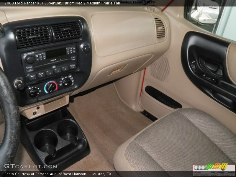 Bright Red / Medium Prairie Tan 2000 Ford Ranger XLT SuperCab
