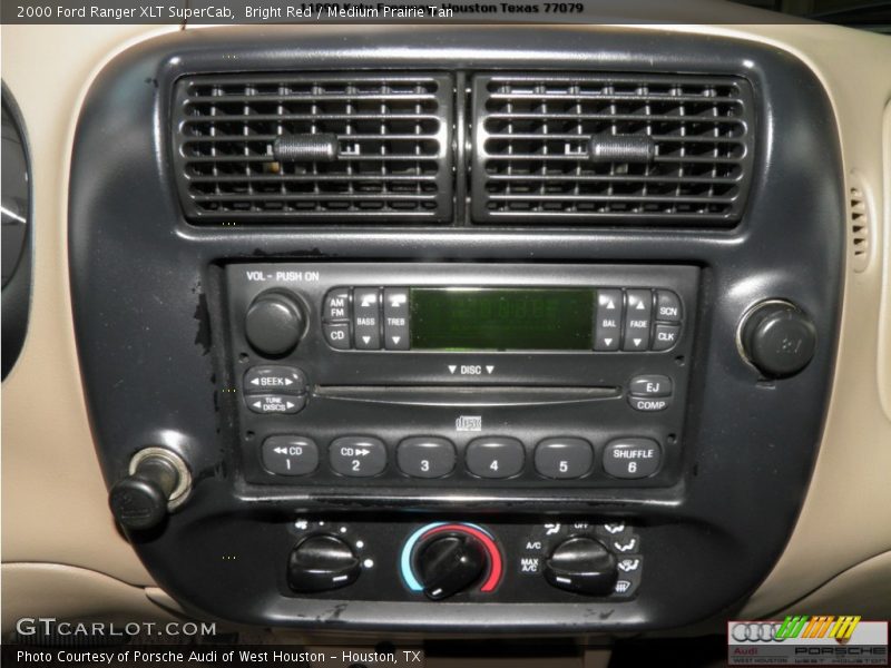 Bright Red / Medium Prairie Tan 2000 Ford Ranger XLT SuperCab