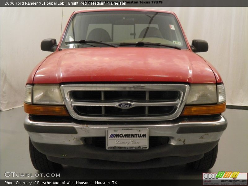 Bright Red / Medium Prairie Tan 2000 Ford Ranger XLT SuperCab
