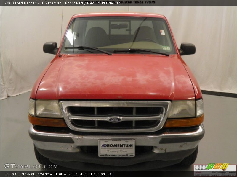 Bright Red / Medium Prairie Tan 2000 Ford Ranger XLT SuperCab
