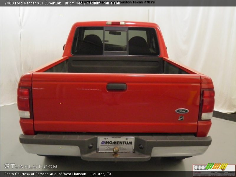 Bright Red / Medium Prairie Tan 2000 Ford Ranger XLT SuperCab
