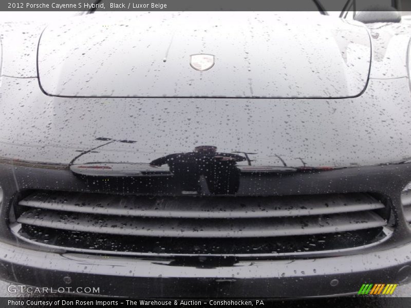 Black / Luxor Beige 2012 Porsche Cayenne S Hybrid