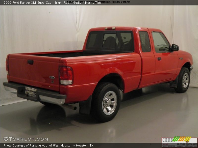 Bright Red / Medium Prairie Tan 2000 Ford Ranger XLT SuperCab