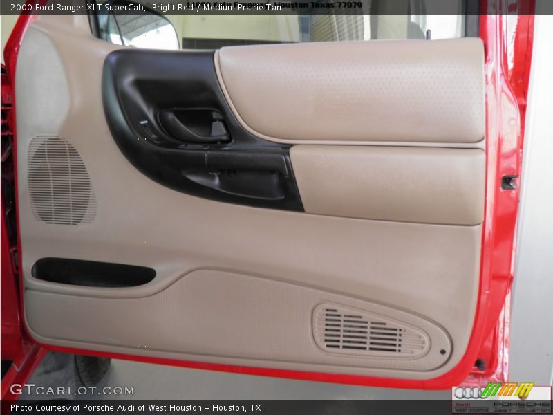 Bright Red / Medium Prairie Tan 2000 Ford Ranger XLT SuperCab