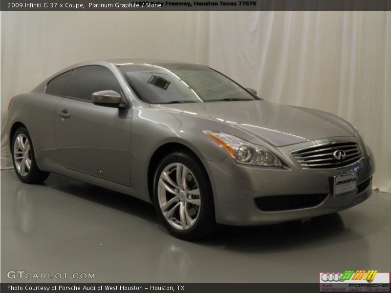 Platinum Graphite / Stone 2009 Infiniti G 37 x Coupe