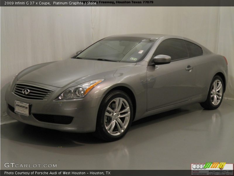 Platinum Graphite / Stone 2009 Infiniti G 37 x Coupe