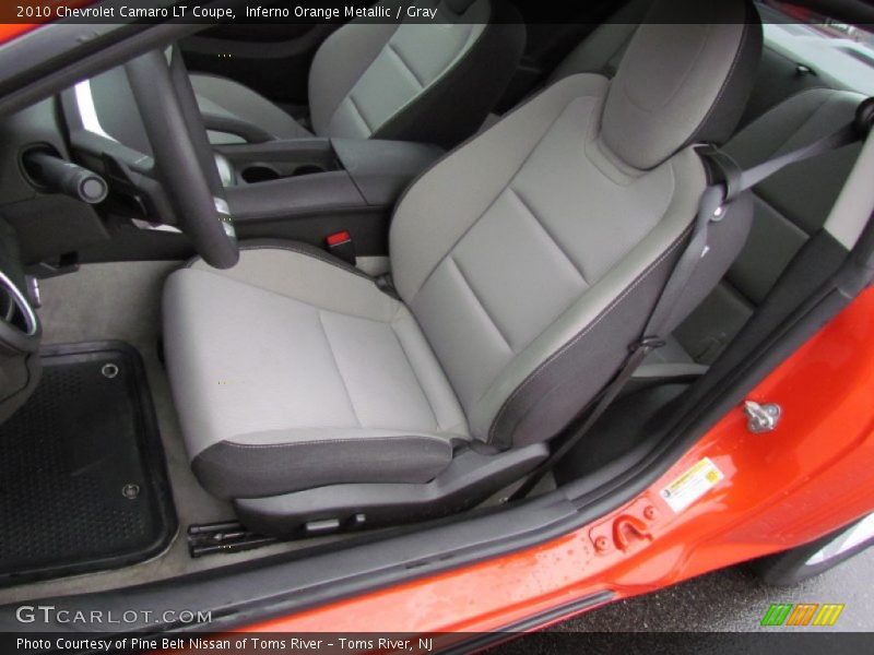 Front Seat of 2010 Camaro LT Coupe
