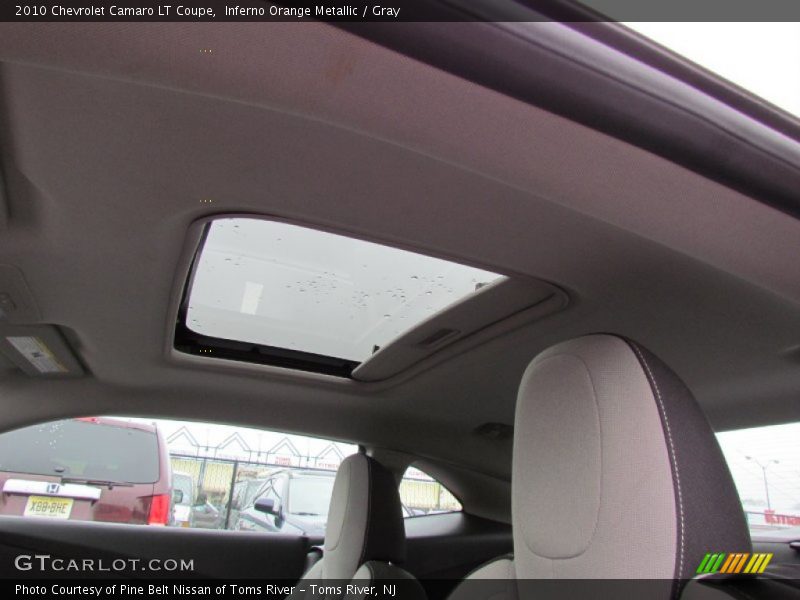 Inferno Orange Metallic / Gray 2010 Chevrolet Camaro LT Coupe