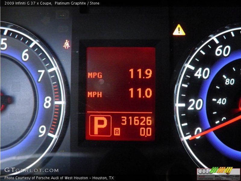 Platinum Graphite / Stone 2009 Infiniti G 37 x Coupe