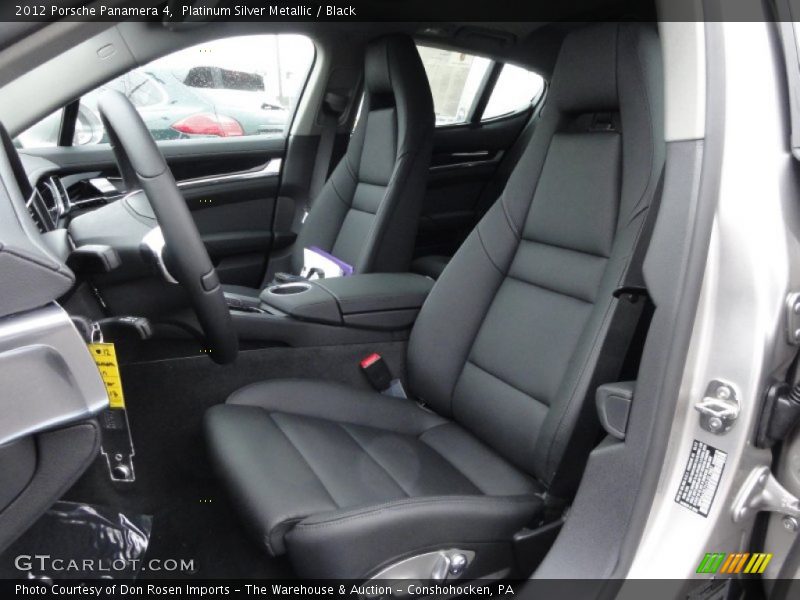  2012 Panamera 4 Black Interior