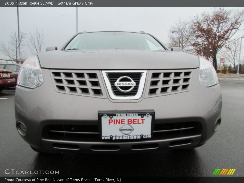 Gotham Gray / Gray 2009 Nissan Rogue SL AWD