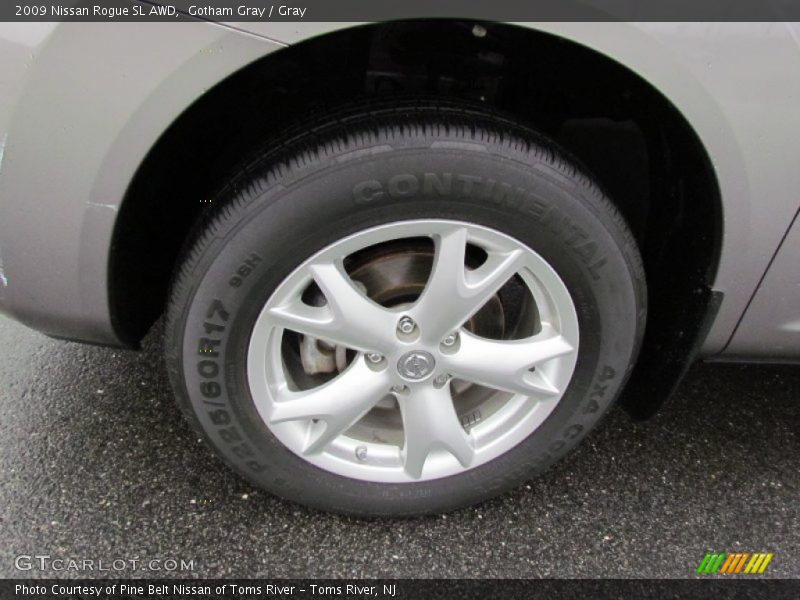 Gotham Gray / Gray 2009 Nissan Rogue SL AWD