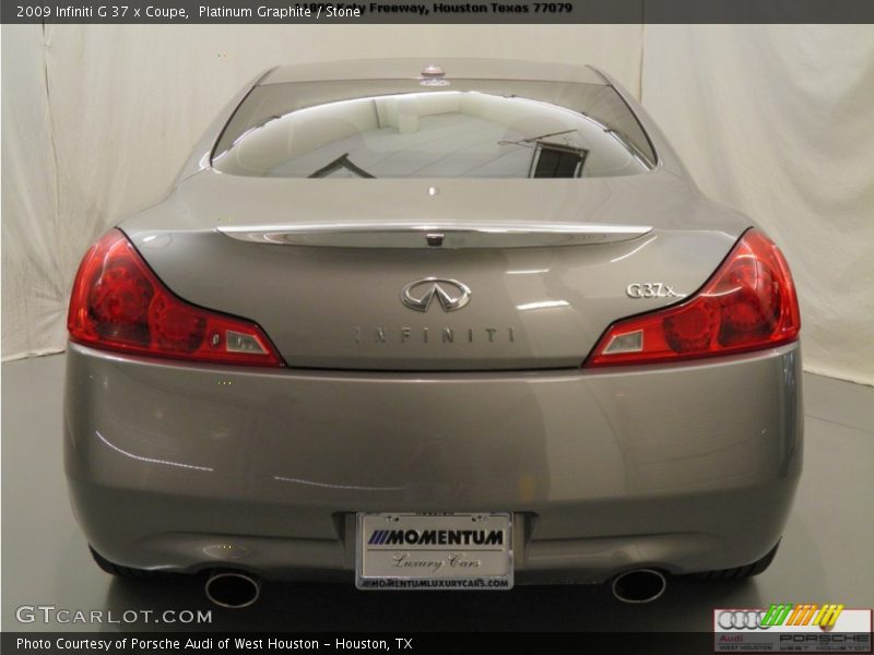 Platinum Graphite / Stone 2009 Infiniti G 37 x Coupe