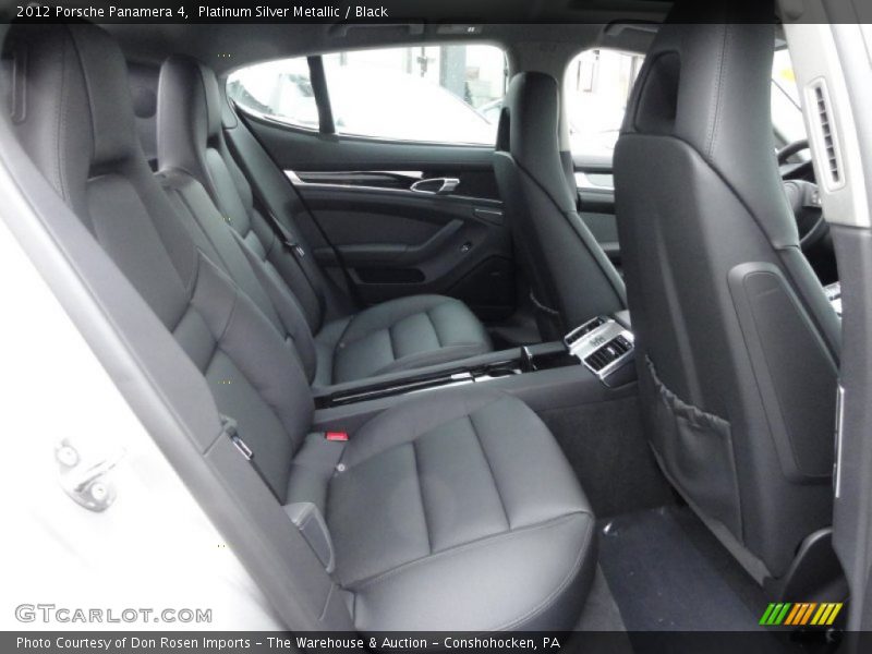 Rear Seat of 2012 Panamera 4