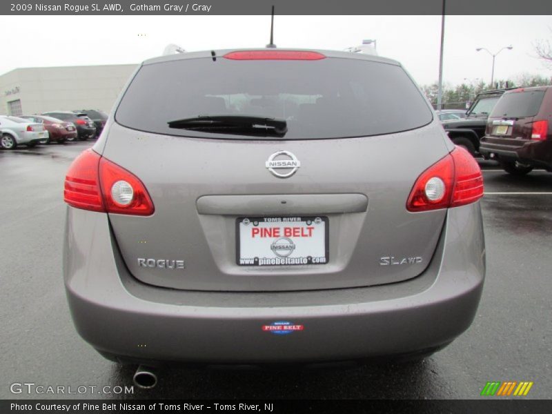 Gotham Gray / Gray 2009 Nissan Rogue SL AWD